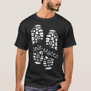 Sole Mates Marathon Day Runners Team Matching Snea T-Shirt