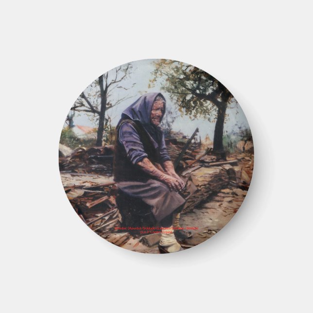 Soledad (Apunte)/Solitude (Sketch) Magnet (Front)