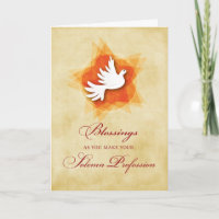Solemn Profession Religious Blessings Holy Spirit