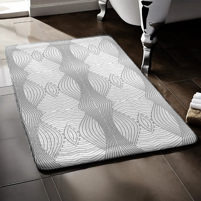 Solemnidad Black Spiegels  Bath Mat (Creator Uploaded)