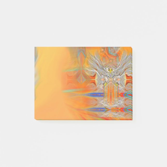 Solemnly Eagle Upswing Towards Rising Sun Post-it Notes (Front)