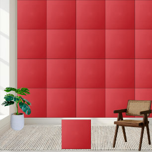 Solid Alizarin Crimson Ceramic Tile