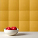 Solid amber dirty yellow ceramic tile<br><div class="desc">Solid amber dirty yellow design.</div>