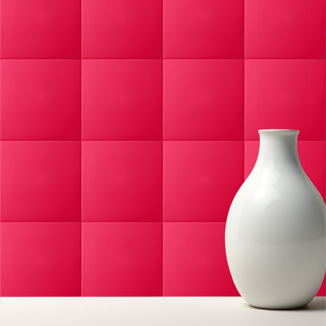 Solid american rose red ceramic tile (Creator Uploaded)