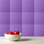 Solid amethyst purple ceramic tile<br><div class="desc">Solid color amethyst purple design.</div>