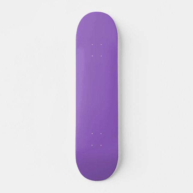 Solid amethyst purple skateboard (Front)