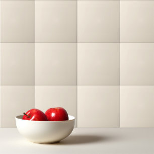 Solid antique white light beige ceramic tile