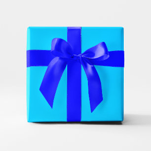 Solid Aqua Blue Wrapping Paper
