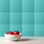 Solid aqua sky turquoise ceramic tile<br><div class="desc">Solid aqua sky turquoise design.</div>