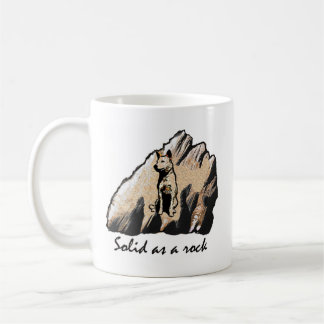 Solid as a rock! Right handed Coffee Mug