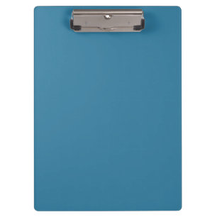 Solid Astral Blue Custom Clip Board
