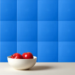 Solid azure blue ceramic tile<br><div class="desc">Solid color azure blue design.</div>