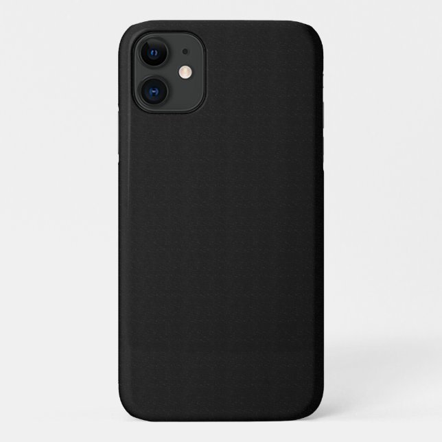 Solid Black Case-Mate iPhone Case (Back)