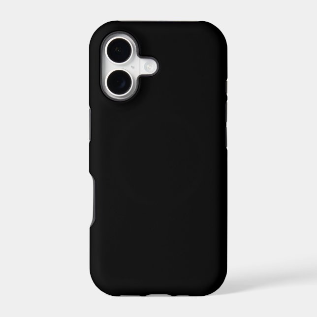 Solid Black Colour iPhone 5 Case-Mate Case (Back)