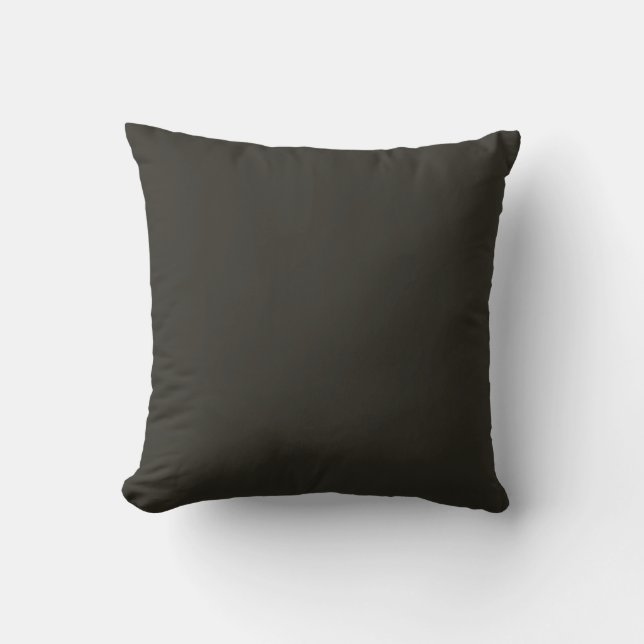 Solid Black Pillow (Front)