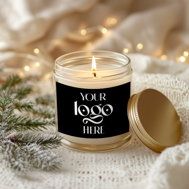 Solid Black Rectangular Sticker (Blank Rectangular Sticker for Your Logo or Text)