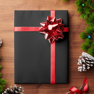 Solid Black Wrapping Paper