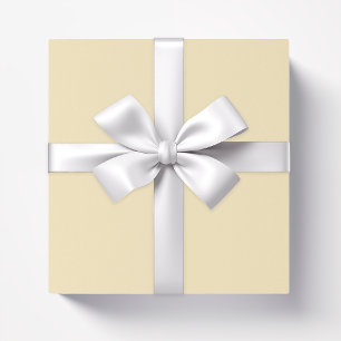 Solid blonde beige wrapping paper