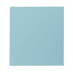 Solid Blue Pastel Tone Minimalist Professional Notepad