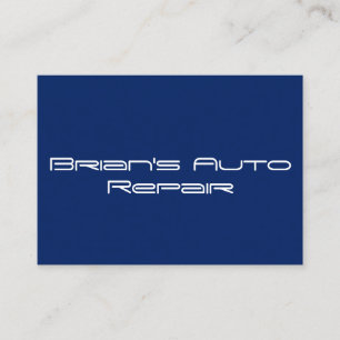 Solid Blue Professional Business Cards