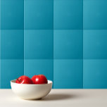 Solid bondi teal blue ceramic tile<br><div class="desc">Solid colour bondi teal blue design.</div>