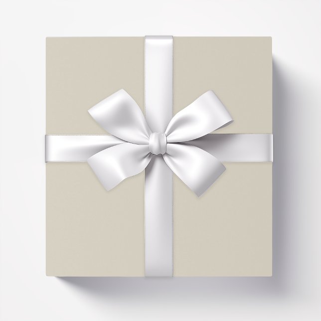 Solid bone white beige wrapping paper (Creator Uploaded)