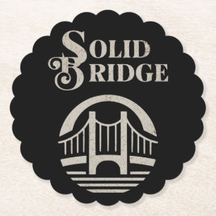 SOLID BRIDGE PAPER COASTER
