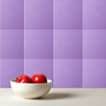 Solid bright lavender ceramic tile<br><div class="desc">Solid colour lavender design.</div>