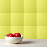 Solid bright sweet lemon yellow ceramic tile<br><div class="desc">Solid colour bright sweet lemon yellow design.</div>