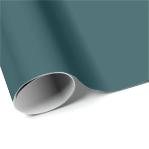 Solid Bright Teal colour Wrapping Paper