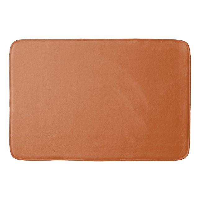 Solid bronze brown bath mat (Front)