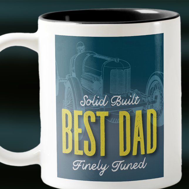 Solid Built Best Dad Racing Car Mug (Creator Uploaded)