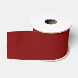 Solid Burgundy Red Colored Wrapping Paper Grosgrain Ribbon