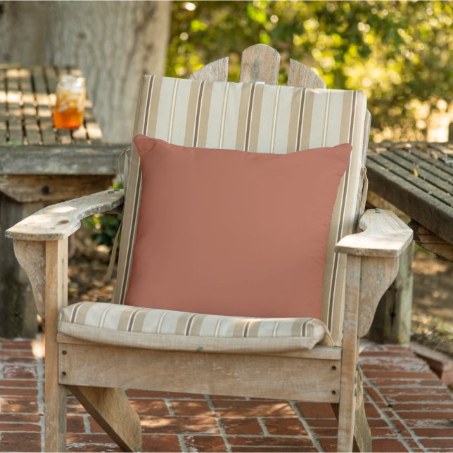 Solid Burnt Orange  Cushion (Chair)