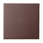 Solid Chocolate Brown Ceramic Tile 1<br><div class="desc">Ceramic Tile with a solid Chocolate Brown background ready for you to use as is or to customise with your own images or text.</div>