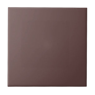 Solid Chocolate Brown Ceramic Tile 2