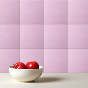 Solid classic rose ceramic tile