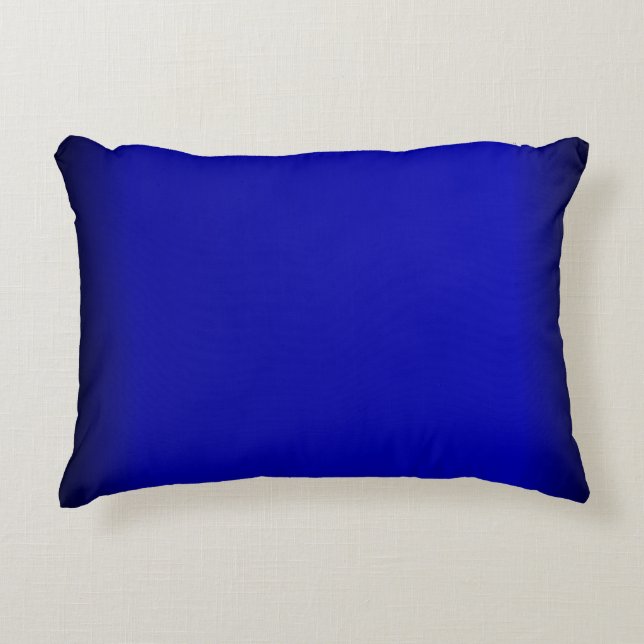 Solid Cobalt Blue Decorative Cushion (Front)
