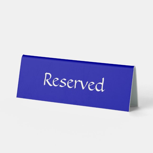 Solid Cobalt Blue Reserved (Front)