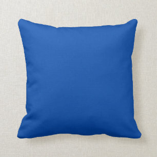Solid Cobalt Blue Throw Pillows