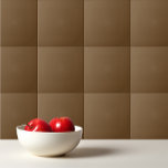 Solid coffee brown ceramic tile<br><div class="desc">Solid color coffee brown design.</div>