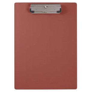 Solid Cognac Colour Minimalist Plain Modern Clipboard