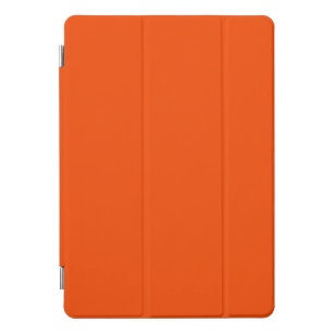 Solid color blood orange iPad pro cover