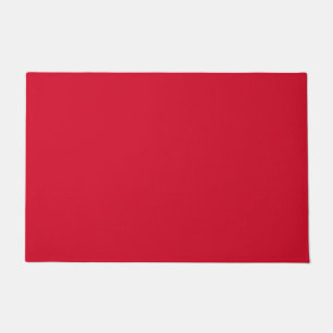 Solid color Chinese red Doormat