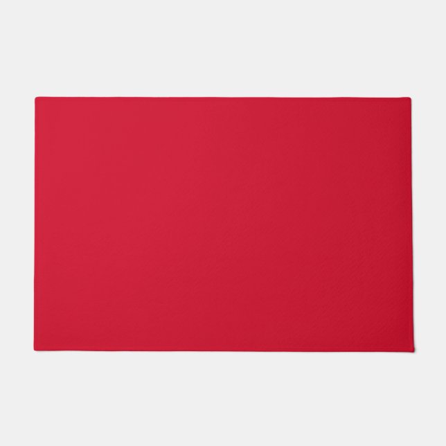 Solid color Chinese red Doormat (Front)