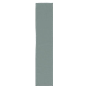 Solid Color Cool Neutral Green Undertone 2026 COTY Short Table Runner