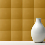 Solid color dark mustard brownish yellow ceramic tile<br><div class="desc">Solid color dark mustard brownish yellow design.</div>