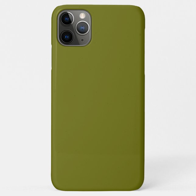 Solid color olive green Case-Mate iPhone case (Back)