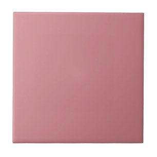 Solid color plain Mauveglow elegant Ceramic Tile