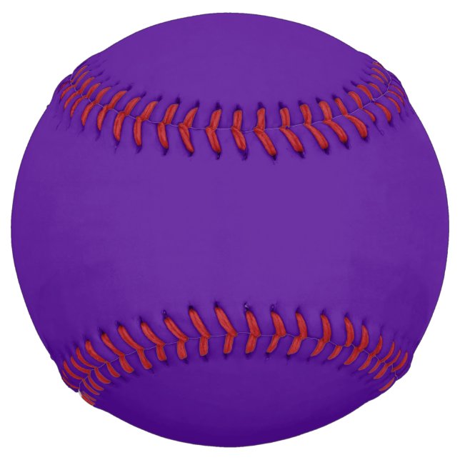 Solid color rich purple softball (Front)